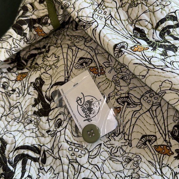 NWT Disney Parks Bambi Quilted Jacket Green - Picture 6 of 8